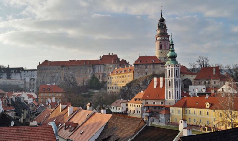 Чешский Крумлов и замок Глубока над Влтавой